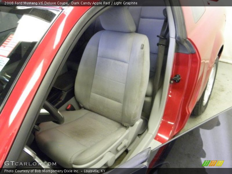 Dark Candy Apple Red / Light Graphite 2008 Ford Mustang V6 Deluxe Coupe