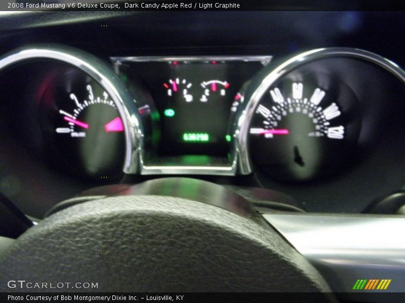Dark Candy Apple Red / Light Graphite 2008 Ford Mustang V6 Deluxe Coupe