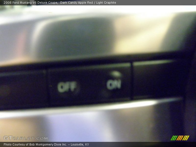 Dark Candy Apple Red / Light Graphite 2008 Ford Mustang V6 Deluxe Coupe