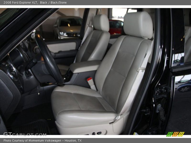 Black / Black/Stone 2008 Ford Explorer XLT