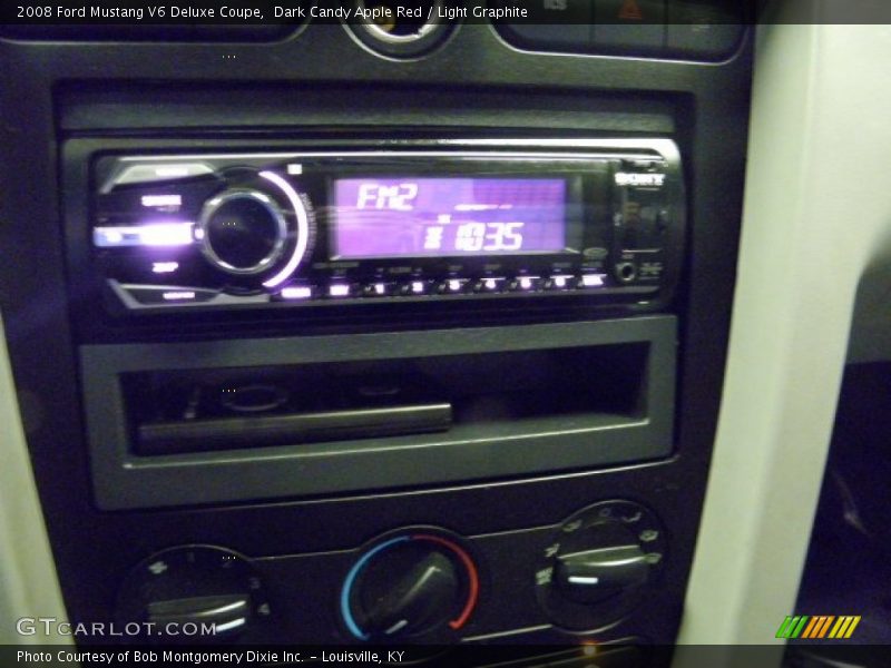 Dark Candy Apple Red / Light Graphite 2008 Ford Mustang V6 Deluxe Coupe