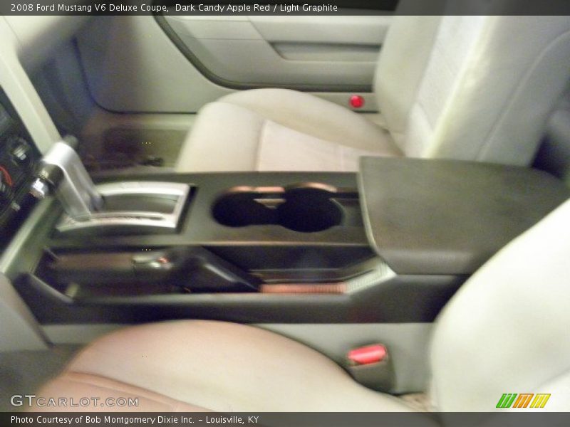 Dark Candy Apple Red / Light Graphite 2008 Ford Mustang V6 Deluxe Coupe