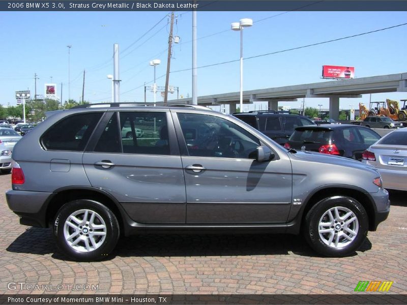 Stratus Grey Metallic / Black Dakota Leather 2006 BMW X5 3.0i