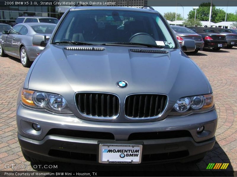 Stratus Grey Metallic / Black Dakota Leather 2006 BMW X5 3.0i