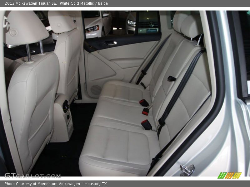 White Gold Metallic / Beige 2013 Volkswagen Tiguan SE