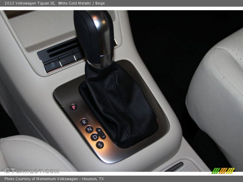 White Gold Metallic / Beige 2013 Volkswagen Tiguan SE