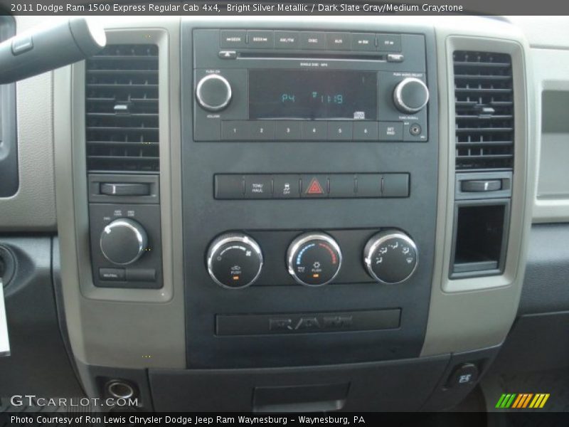 Bright Silver Metallic / Dark Slate Gray/Medium Graystone 2011 Dodge Ram 1500 Express Regular Cab 4x4