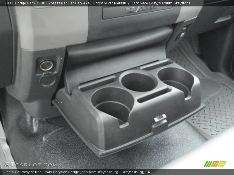 Bright Silver Metallic / Dark Slate Gray/Medium Graystone 2011 Dodge Ram 1500 Express Regular Cab 4x4