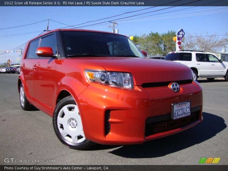 RS Hot Lava / RS Suede Style Dark Gray/Hot Lava 2012 Scion xB Release Series 9.0
