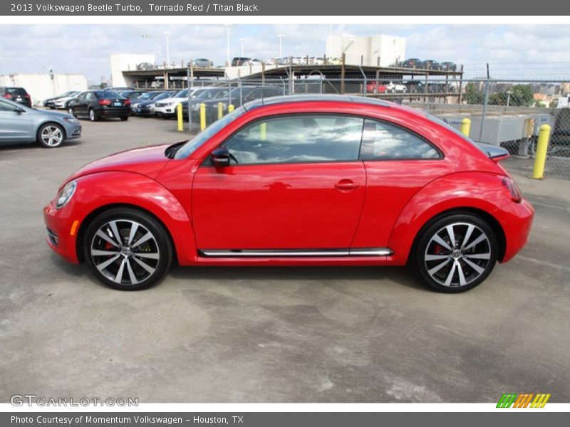 Tornado Red / Titan Black 2013 Volkswagen Beetle Turbo