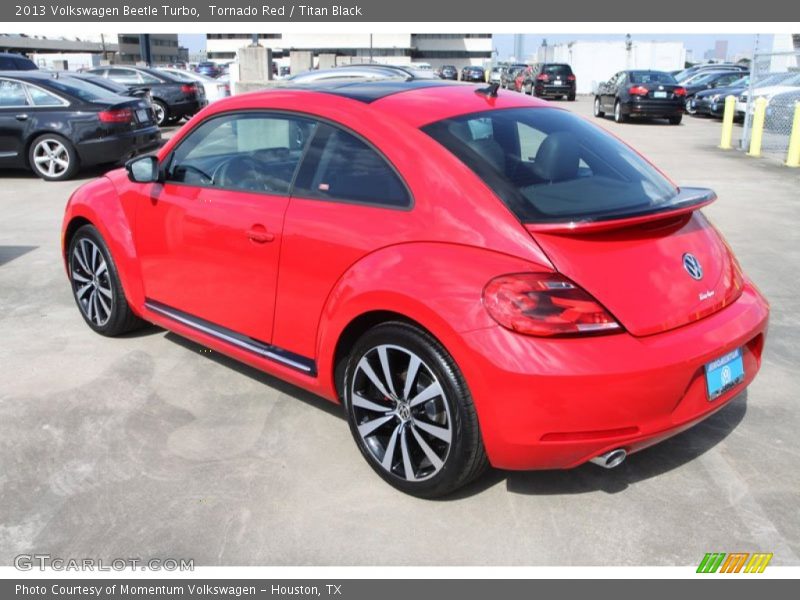 Tornado Red / Titan Black 2013 Volkswagen Beetle Turbo