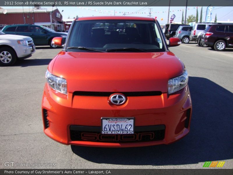RS Hot Lava / RS Suede Style Dark Gray/Hot Lava 2012 Scion xB Release Series 9.0