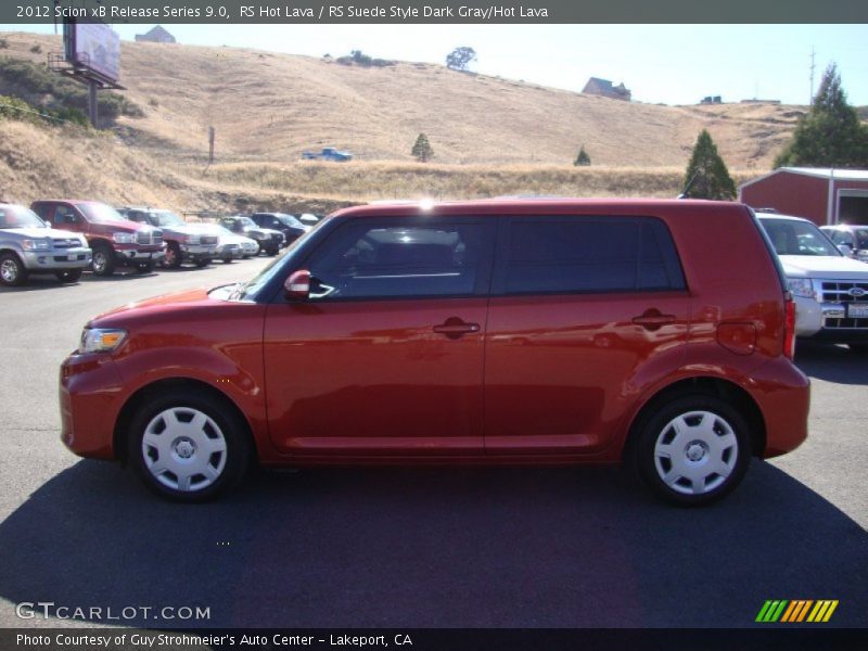 RS Hot Lava / RS Suede Style Dark Gray/Hot Lava 2012 Scion xB Release Series 9.0