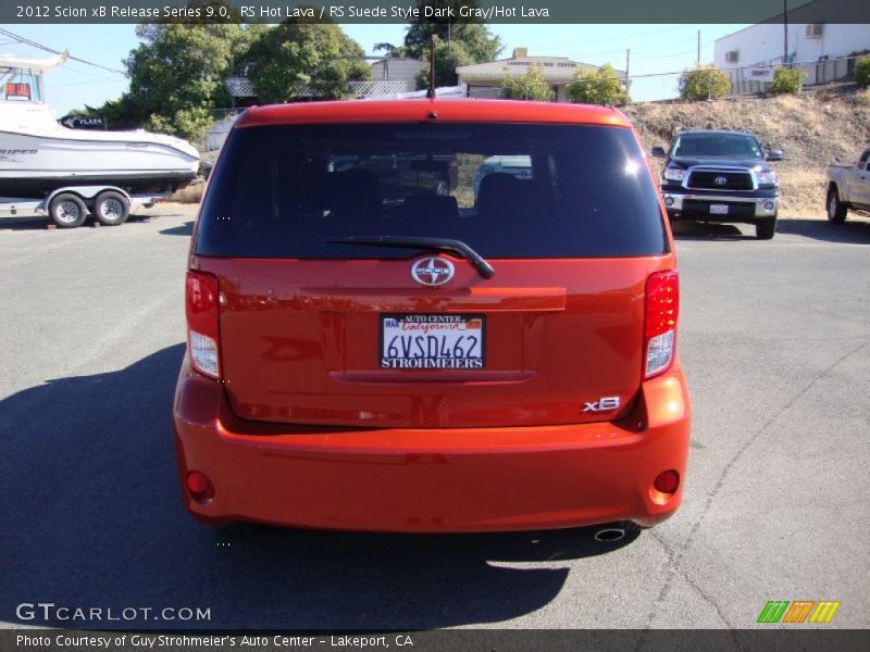 RS Hot Lava / RS Suede Style Dark Gray/Hot Lava 2012 Scion xB Release Series 9.0