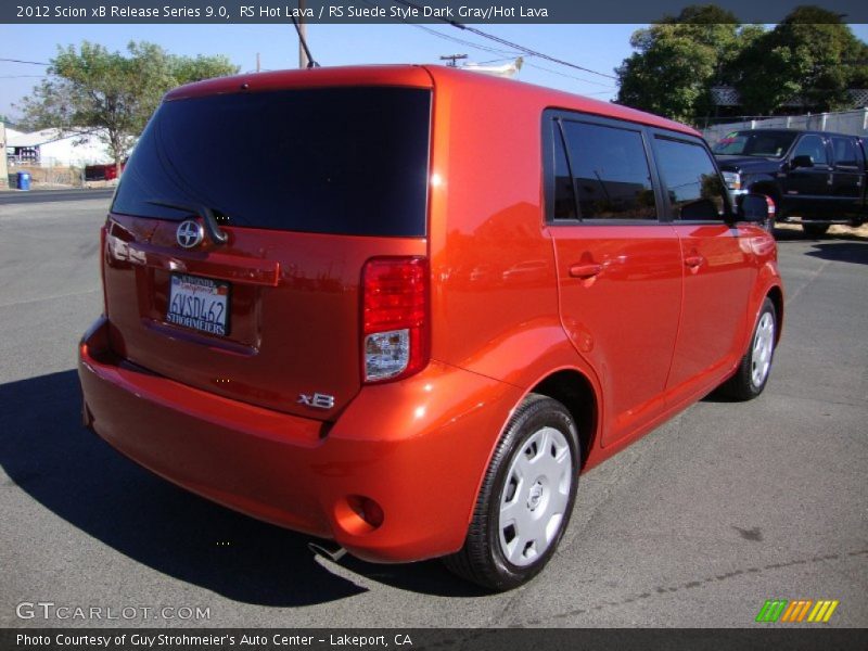 RS Hot Lava / RS Suede Style Dark Gray/Hot Lava 2012 Scion xB Release Series 9.0