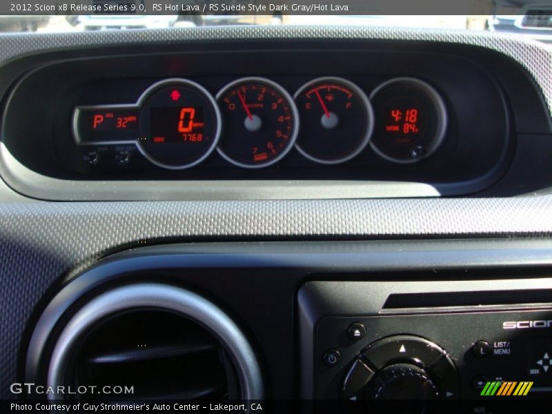 RS Hot Lava / RS Suede Style Dark Gray/Hot Lava 2012 Scion xB Release Series 9.0