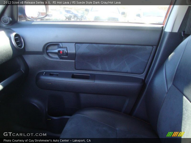 RS Hot Lava / RS Suede Style Dark Gray/Hot Lava 2012 Scion xB Release Series 9.0