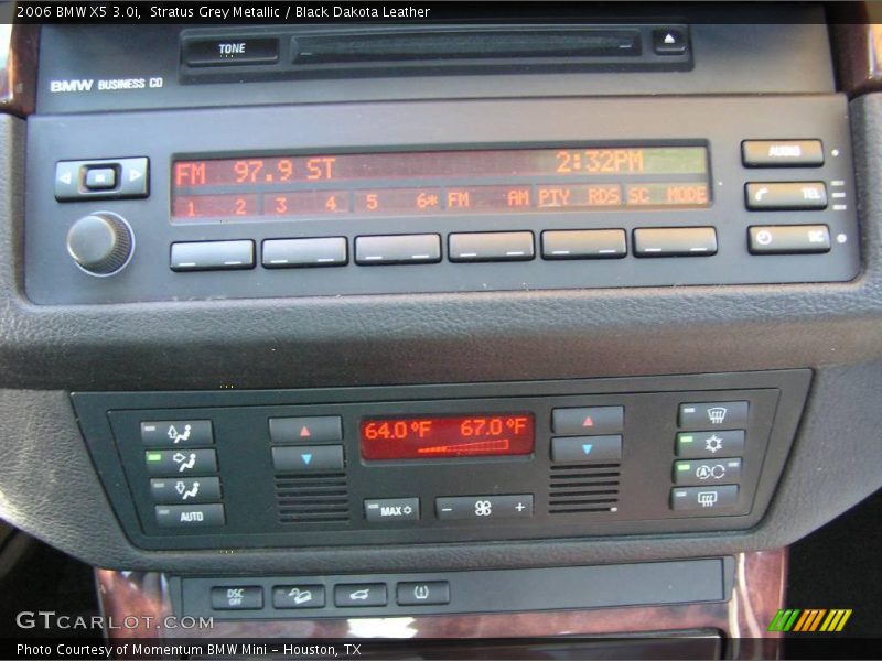 Stratus Grey Metallic / Black Dakota Leather 2006 BMW X5 3.0i