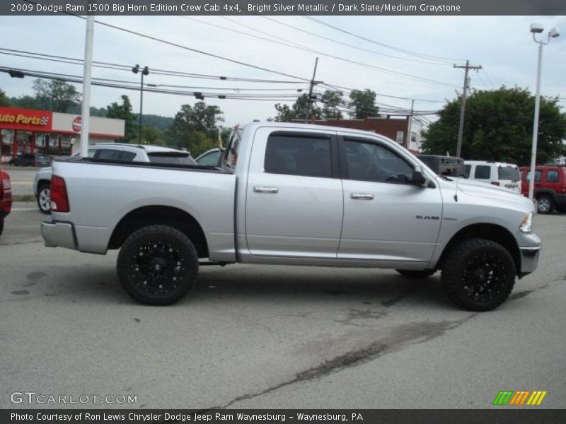 Bright Silver Metallic / Dark Slate/Medium Graystone 2009 Dodge Ram 1500 Big Horn Edition Crew Cab 4x4
