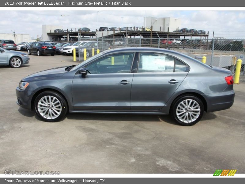 Platinum Gray Metallic / Titan Black 2013 Volkswagen Jetta SEL Sedan