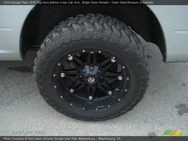 Bright Silver Metallic / Dark Slate/Medium Graystone 2009 Dodge Ram 1500 Big Horn Edition Crew Cab 4x4