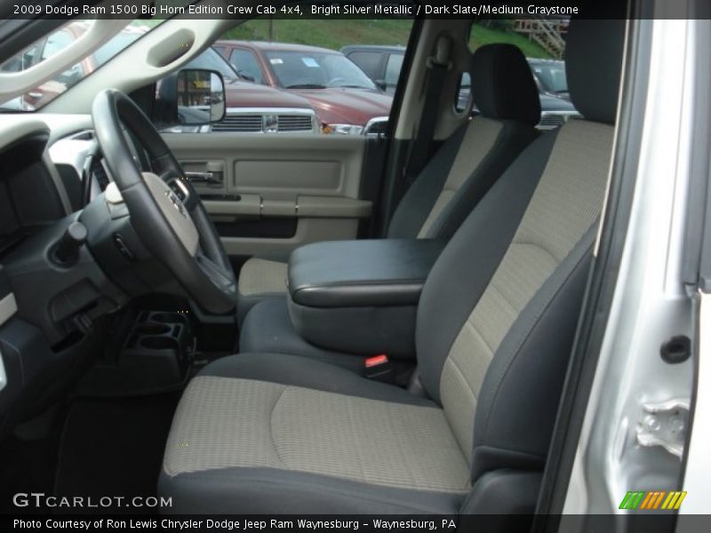 Bright Silver Metallic / Dark Slate/Medium Graystone 2009 Dodge Ram 1500 Big Horn Edition Crew Cab 4x4