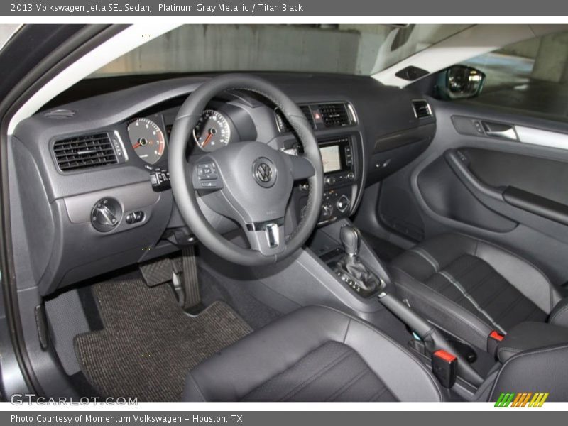 Platinum Gray Metallic / Titan Black 2013 Volkswagen Jetta SEL Sedan