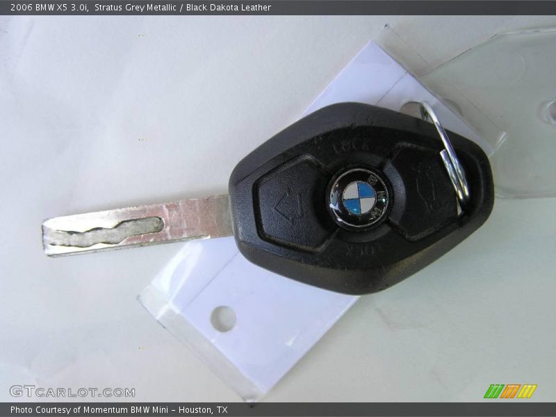 Stratus Grey Metallic / Black Dakota Leather 2006 BMW X5 3.0i
