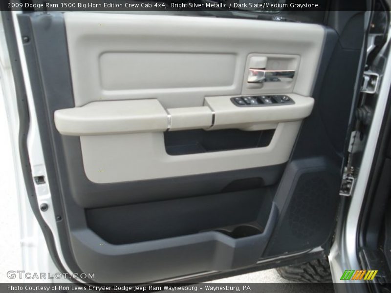 Bright Silver Metallic / Dark Slate/Medium Graystone 2009 Dodge Ram 1500 Big Horn Edition Crew Cab 4x4