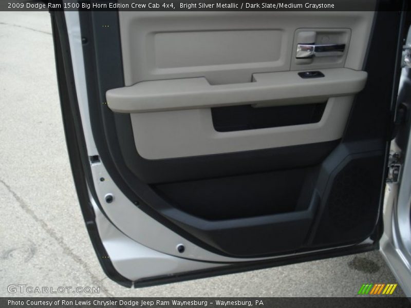 Bright Silver Metallic / Dark Slate/Medium Graystone 2009 Dodge Ram 1500 Big Horn Edition Crew Cab 4x4