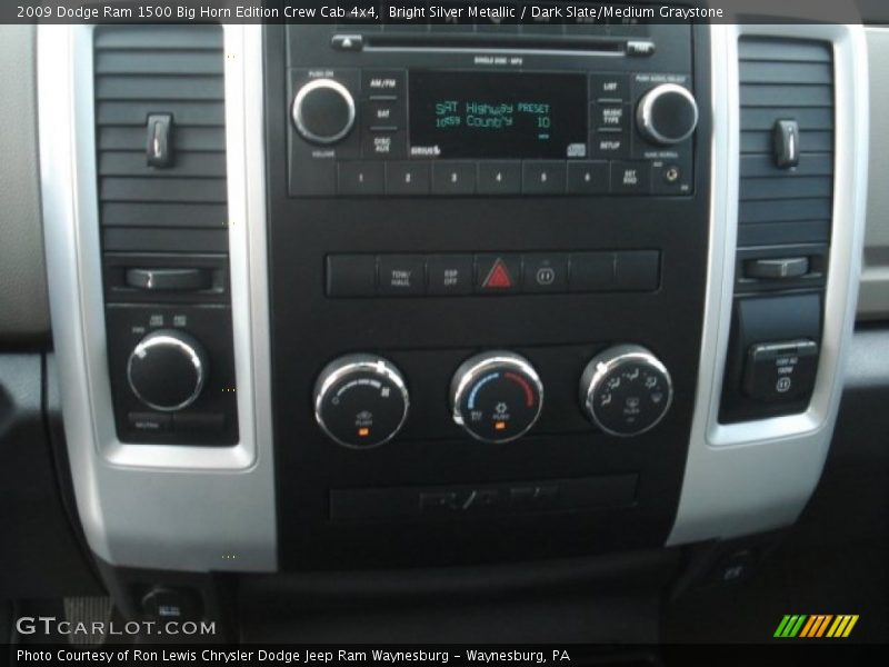 Bright Silver Metallic / Dark Slate/Medium Graystone 2009 Dodge Ram 1500 Big Horn Edition Crew Cab 4x4
