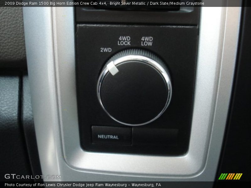 Bright Silver Metallic / Dark Slate/Medium Graystone 2009 Dodge Ram 1500 Big Horn Edition Crew Cab 4x4