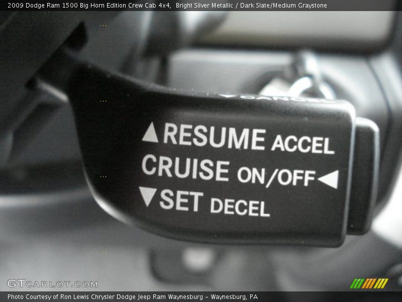Bright Silver Metallic / Dark Slate/Medium Graystone 2009 Dodge Ram 1500 Big Horn Edition Crew Cab 4x4