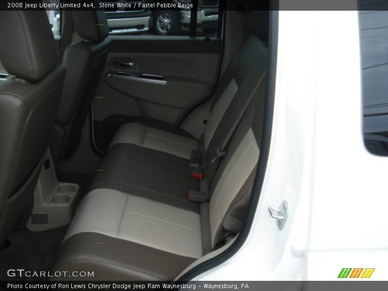 Stone White / Pastel Pebble Beige 2008 Jeep Liberty Limited 4x4