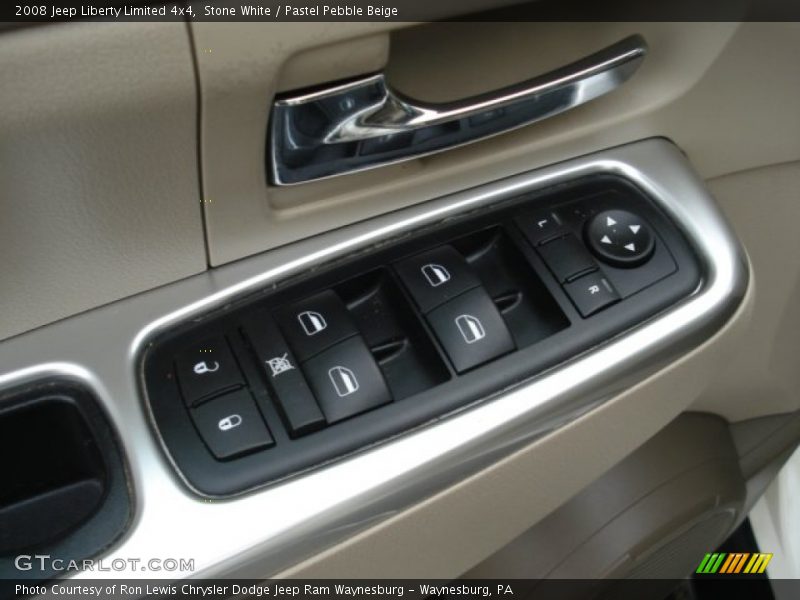 Stone White / Pastel Pebble Beige 2008 Jeep Liberty Limited 4x4