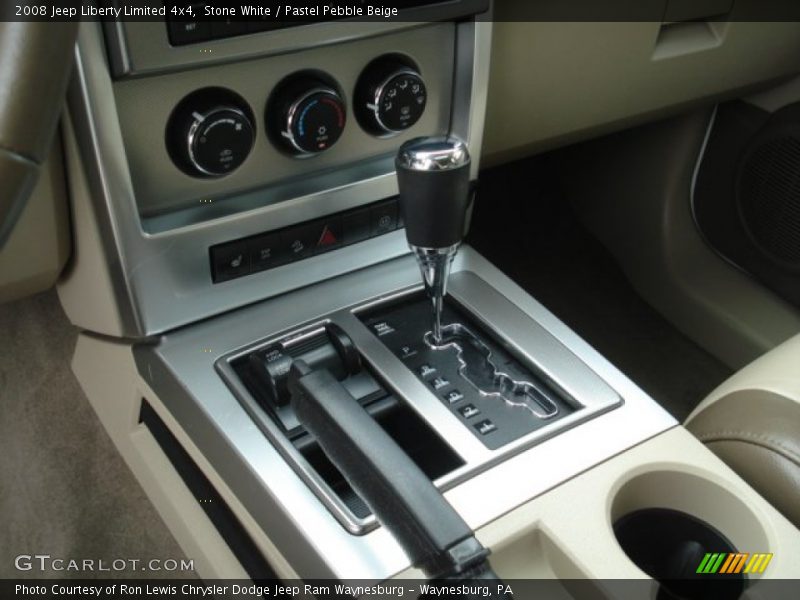 Stone White / Pastel Pebble Beige 2008 Jeep Liberty Limited 4x4