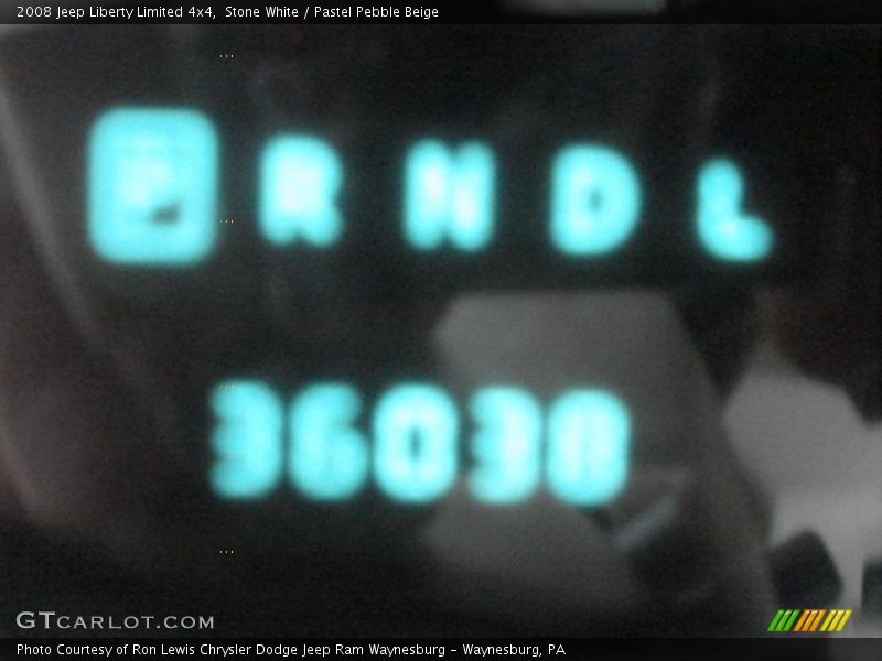 Stone White / Pastel Pebble Beige 2008 Jeep Liberty Limited 4x4