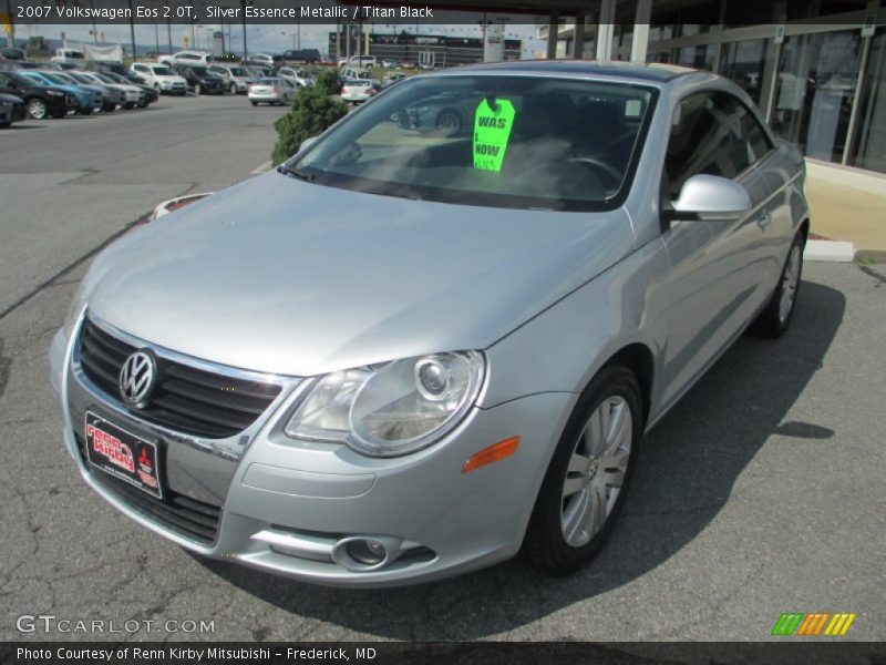 Silver Essence Metallic / Titan Black 2007 Volkswagen Eos 2.0T
