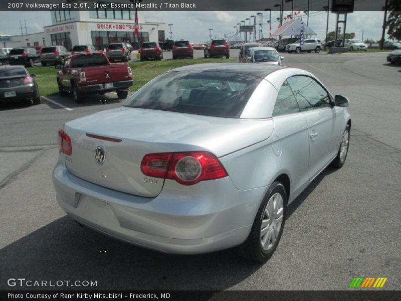 Silver Essence Metallic / Titan Black 2007 Volkswagen Eos 2.0T