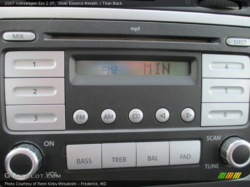 Silver Essence Metallic / Titan Black 2007 Volkswagen Eos 2.0T
