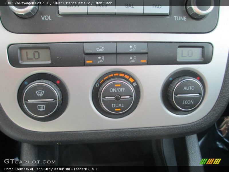 Silver Essence Metallic / Titan Black 2007 Volkswagen Eos 2.0T