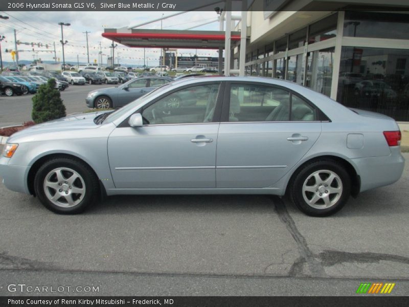 Silver Blue Metallic / Gray 2006 Hyundai Sonata GLS V6