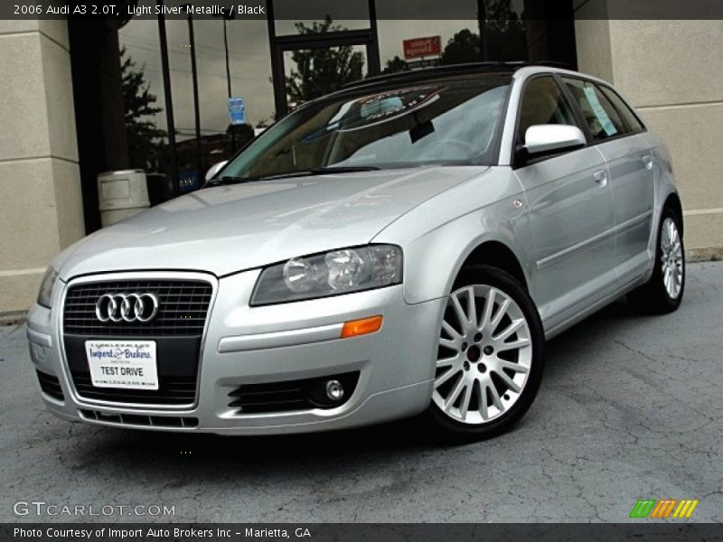 Light Silver Metallic / Black 2006 Audi A3 2.0T