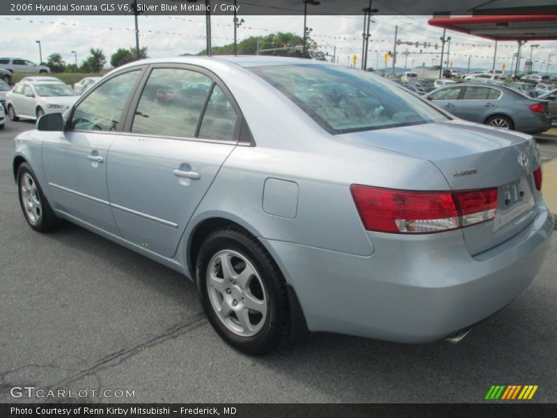 Silver Blue Metallic / Gray 2006 Hyundai Sonata GLS V6