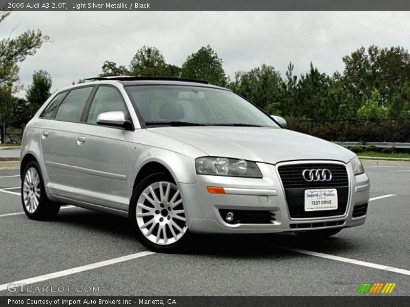 Light Silver Metallic / Black 2006 Audi A3 2.0T