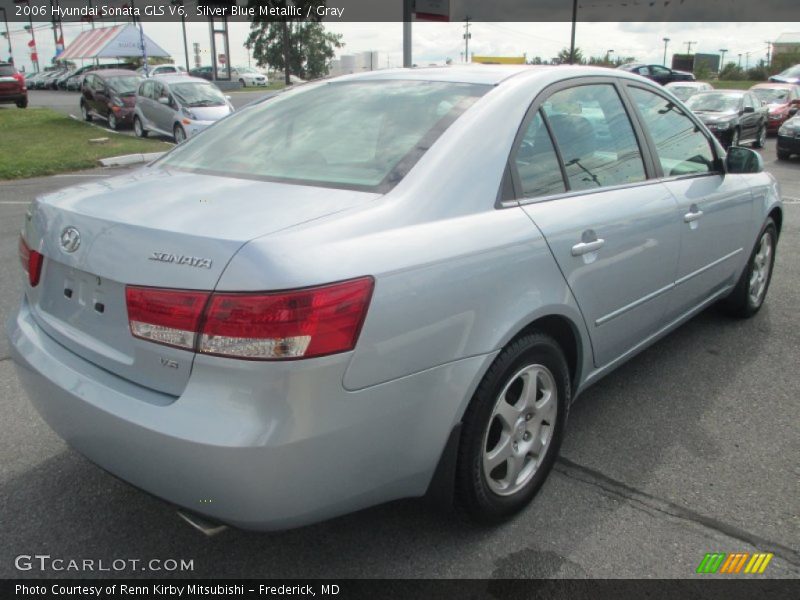 Silver Blue Metallic / Gray 2006 Hyundai Sonata GLS V6