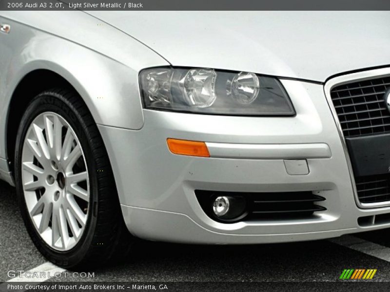 Light Silver Metallic / Black 2006 Audi A3 2.0T