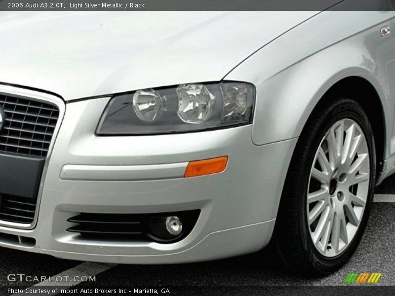Light Silver Metallic / Black 2006 Audi A3 2.0T