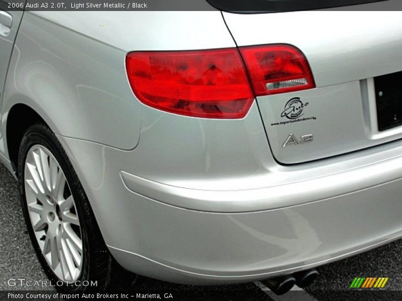 Light Silver Metallic / Black 2006 Audi A3 2.0T