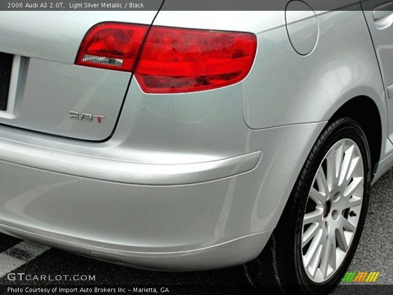 Light Silver Metallic / Black 2006 Audi A3 2.0T